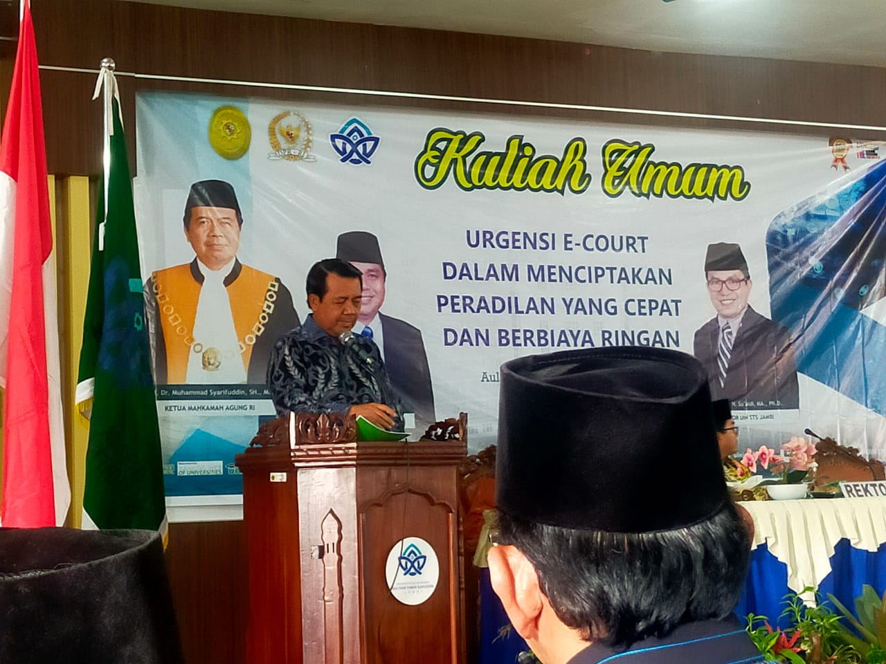 KETUA MA : URGENSI DAN PERANAN E-COURT DALAM MEWUJUDKAN PERADILAN SEDERHANA, CEPAT DAN BIAYA RINGAN