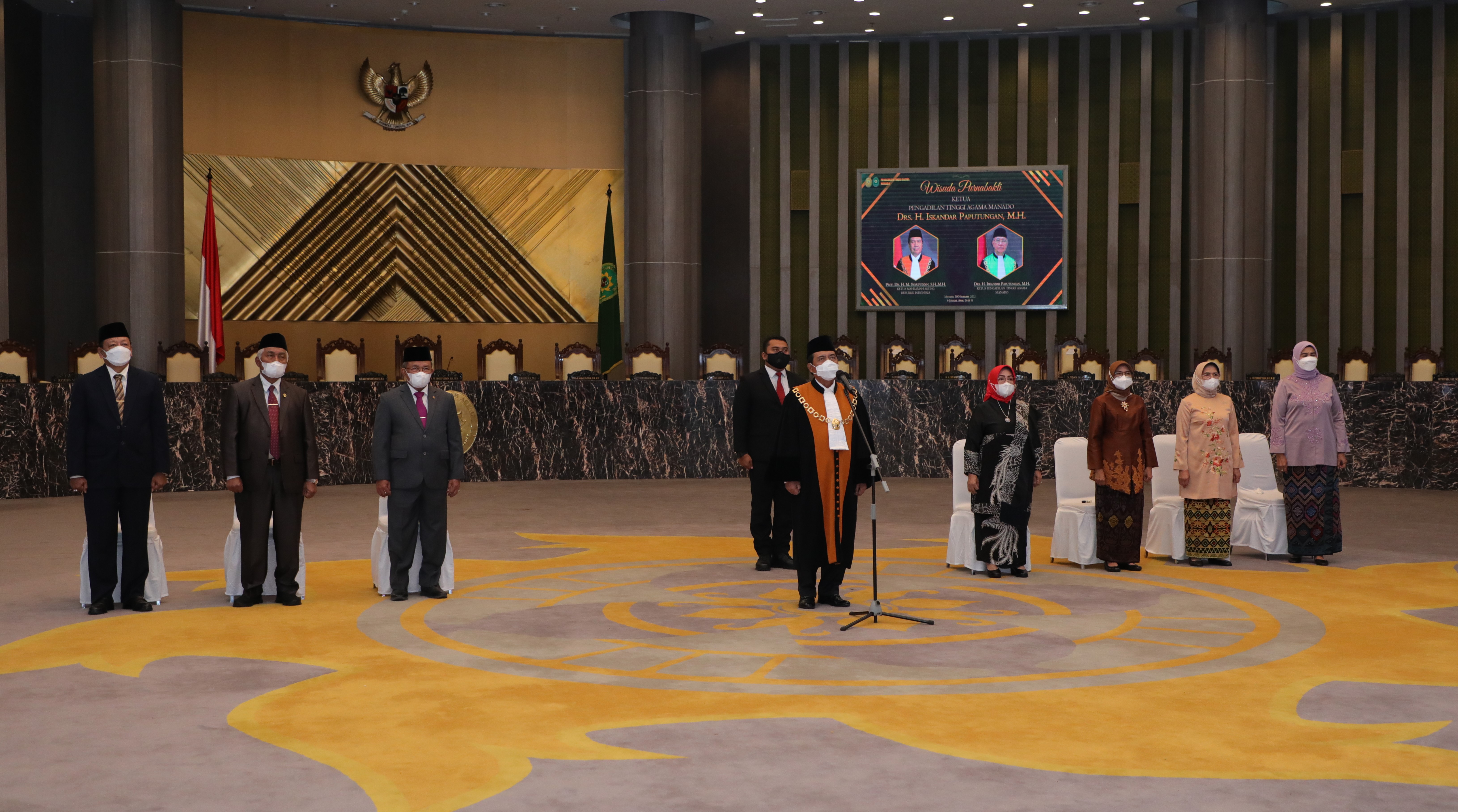 TIGA PULUH TUJUH TAHUN HIDUP DI RANAH HUKUM, ISKANDAR PAPUTUNGAN AKHIRNYA JALANI PURNABAKTI