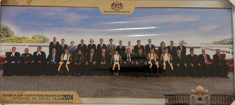 WAKIL KETUA MA BIDANG YUDISIAL PIMPIN DELEGASI HADIRI OPENING OF THE LEGAL YEAR 2024 MALAYSIA