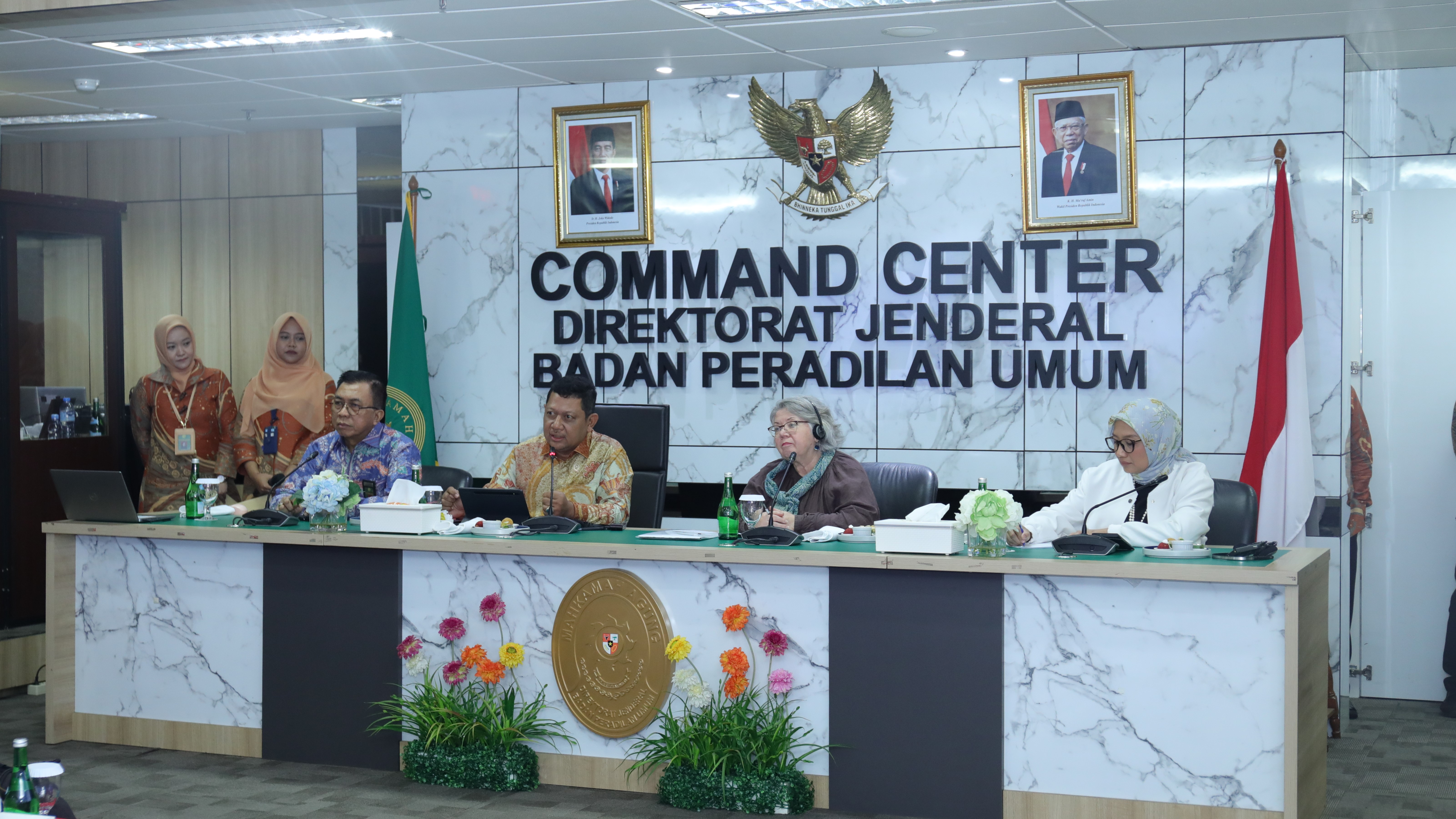 BADAN PERADILAN UMUM BAHAS PERLINDUNGAN PEREMPUAN DAN KORBAN KEKERASAN DALAM RUMAH TANGGA BERSAMA FCFCOA