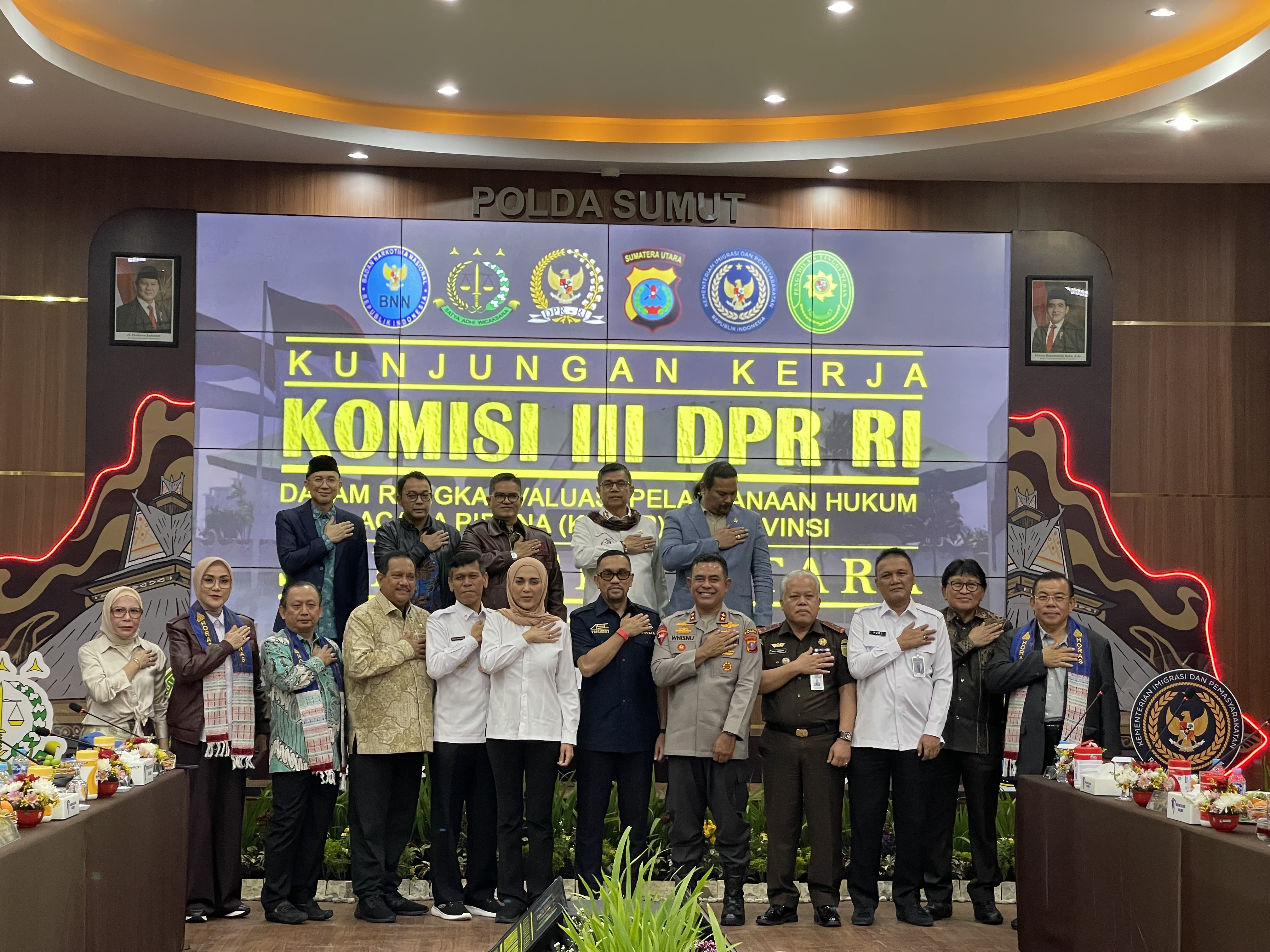 HAKIM DI MEDAN AKTIF BERKONTRIBUSI PADA PEMBAHASAN RUU KUHAP BERSAMA KOMISI III DPR RI