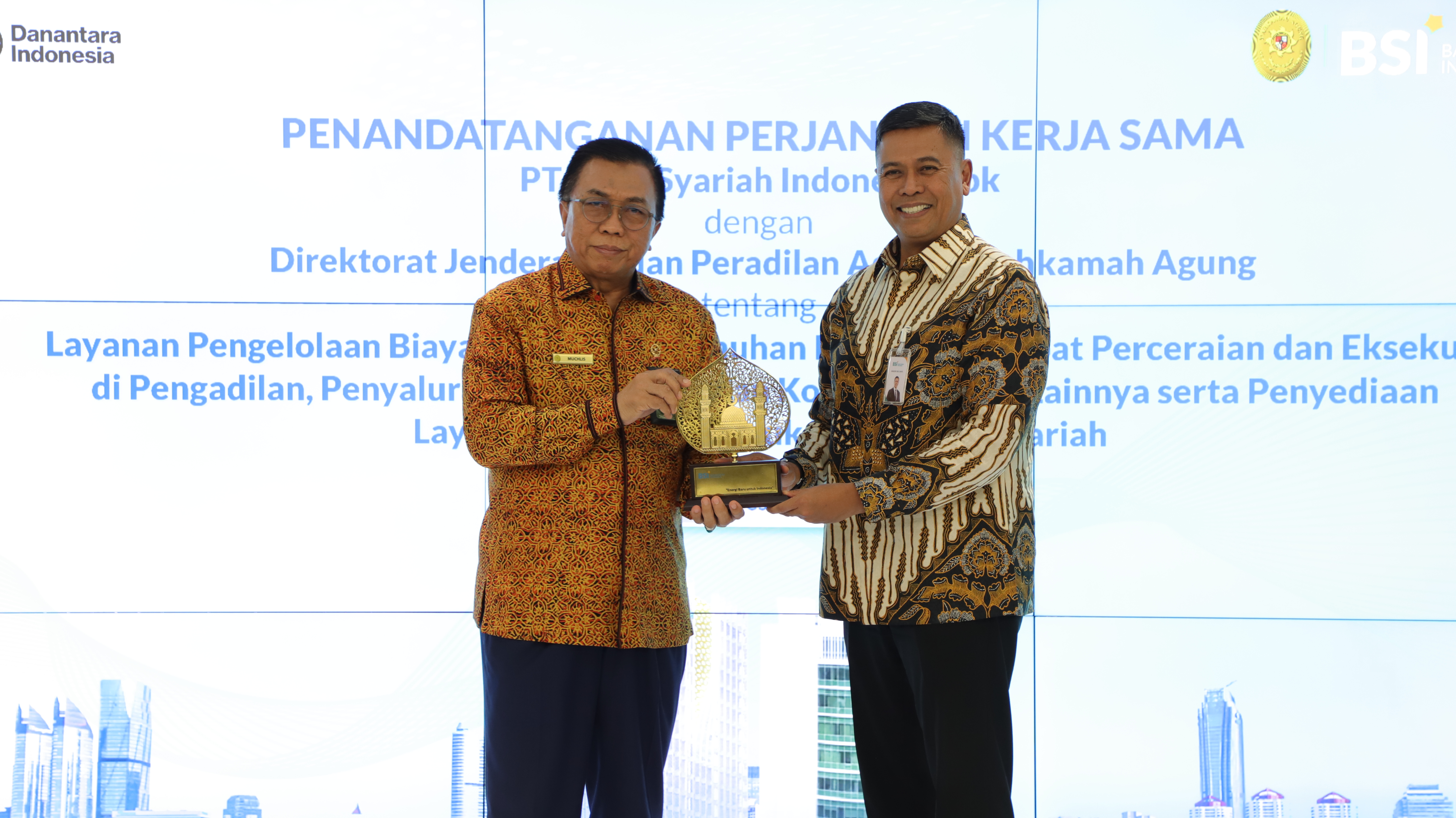 BADILAG MA DAN BSI JALIN KERJA SAMA DUKUNG MODERNISASI PERADILAN AGAMA