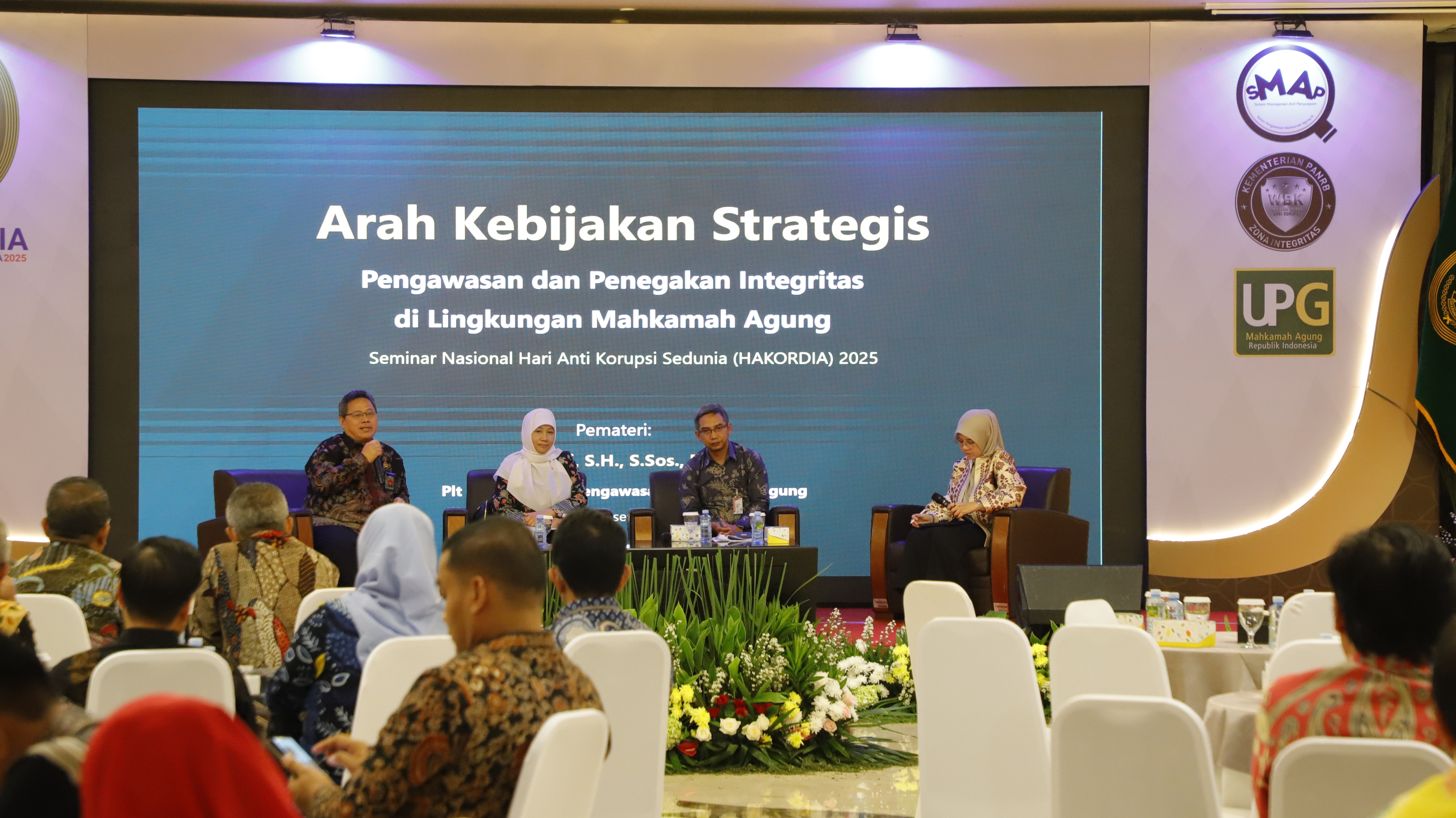 MAHKAMAH AGUNG TEGASKAN PENGUATAN INTEGRITAS DALAM SEMINAR NASIONAL HAKORDIA 2025