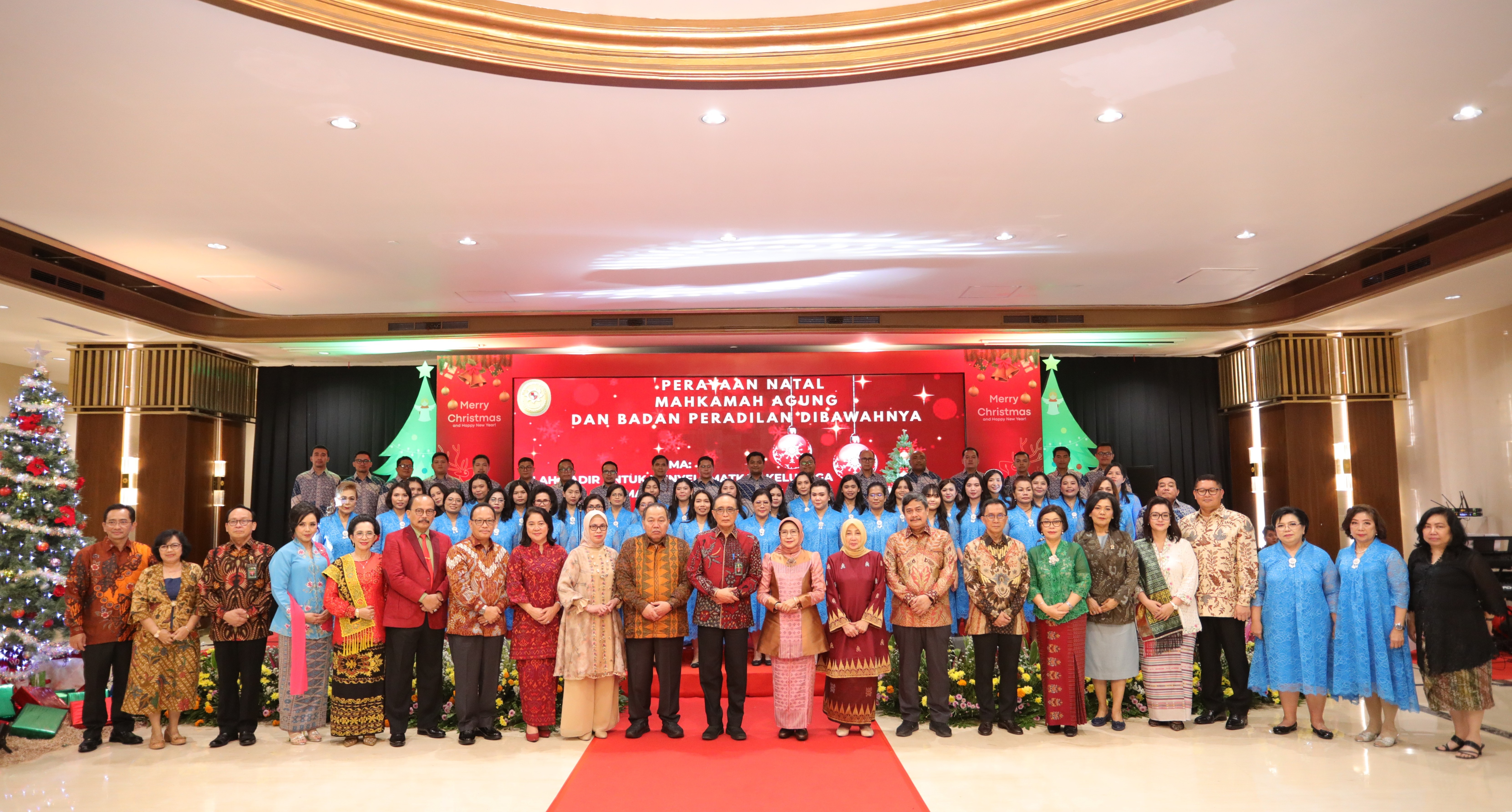 PERAYAAN NATAL BERSAMA KELUARGA KRISTIANI MA, MOMENTUM PERKUAT INTEGRITAS DAN PENGABDIAN APARATUR PERADILAN
