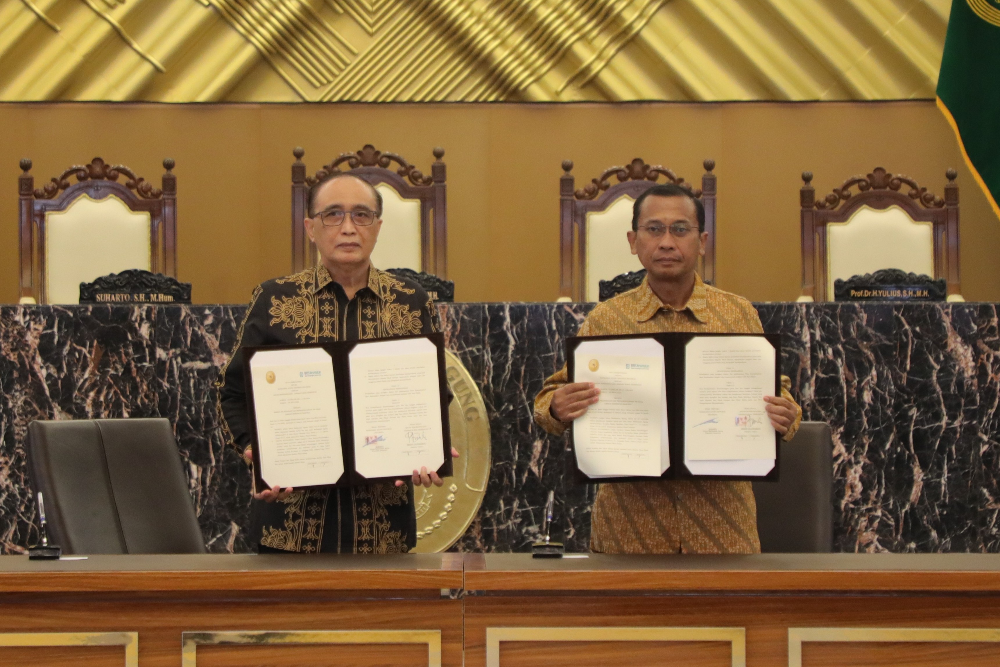 JALIN SINERGI PENYELENGGARAAN JKN, MA TEKEN MOU DENGAN BPJS KESEHATAN