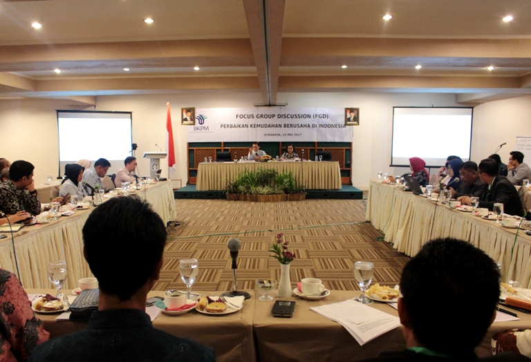 FOCUS GROUP DISCUSSION PERBAIKAN KEMUDAHAN BERUSAHA DI INDONESIA