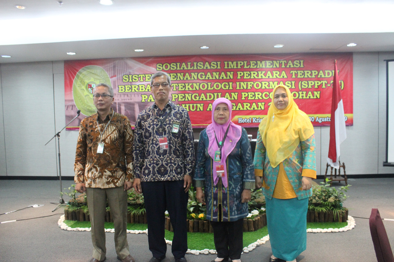 SOSIALISASI IMPLEMENTASI SPPT-TI PADA PENGADILAN PERCONTOHAN TAHUN ANGGARAN 2019
