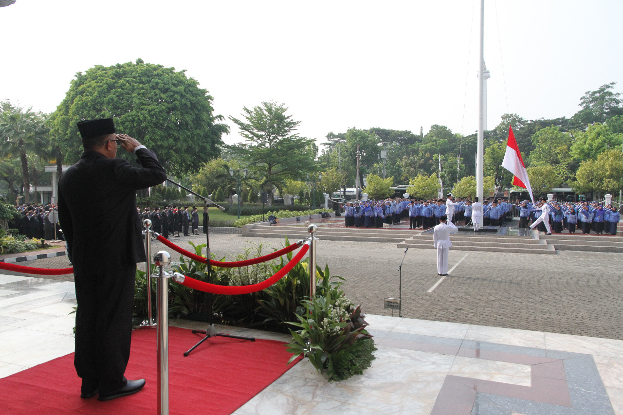 SEKRETARIS MAHKAMAH AGUNG MENJADI PEMBINA UPACARA HARI SUMPAH PEMUDA KE 91