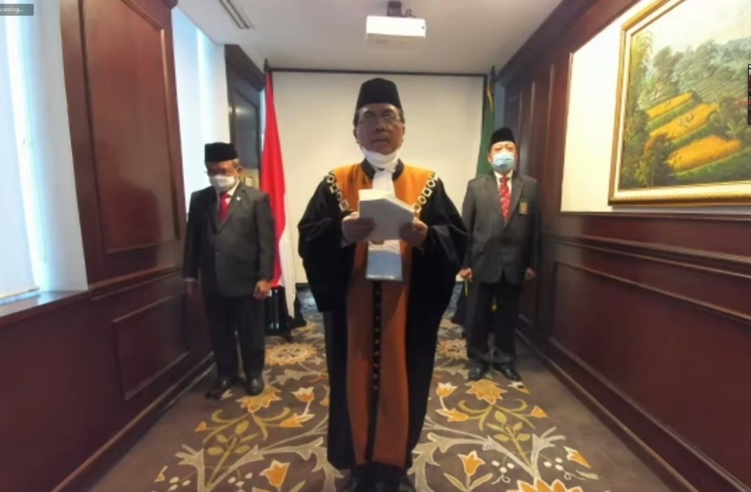 CHIEF JUSTICE OF SUPREME COURT LED VIRTUAL RETIREMENT COMMENCEMENT OF CHIEF JUDGE OF YOGYAKARTA HIGH RELIGIOUS COURT